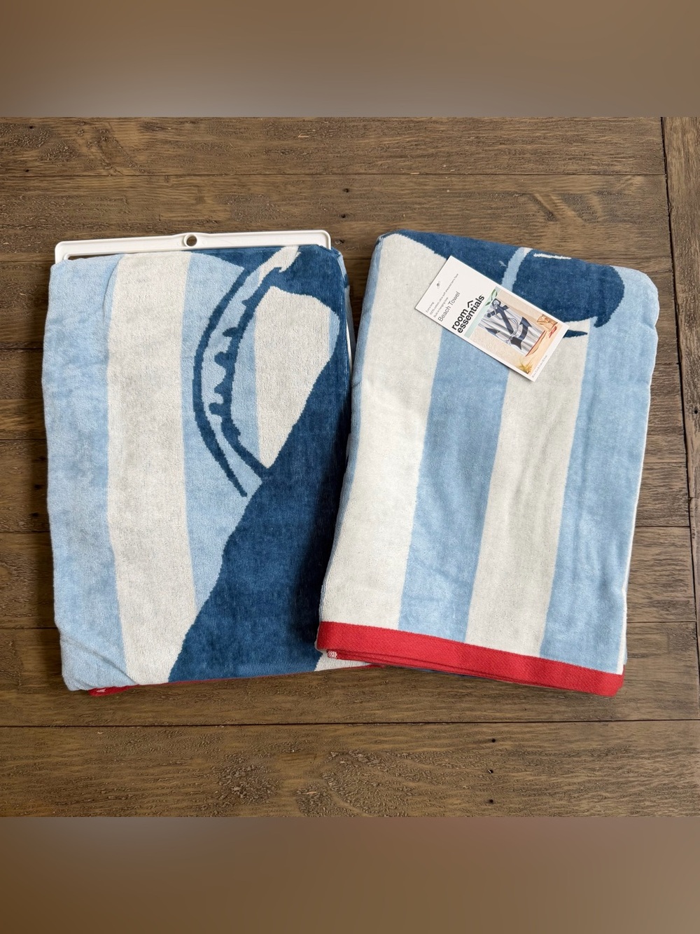 Room Essentials Extra Long Anchor Beach Towel Set 2pc